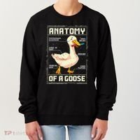 Anatomy Of A Goose Funny Goose Women's Sweatshirt thumb 0