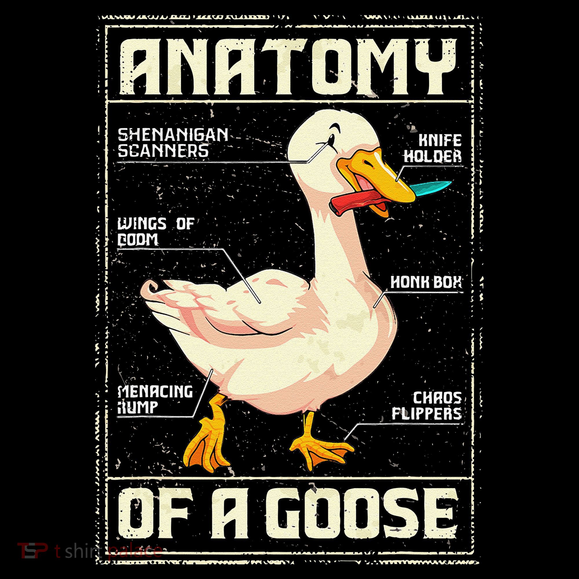 Anatomy Of A Goose Funny Goose Coffee Mug