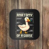 Anatomy Of A Goose Funny Goose Coaster thumb 0