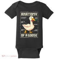 Anatomy Of A Goose Funny Goose Baby Bodysuit thumb 0