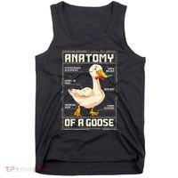 Anatomy Of A Goose Funny Goose Tank Top thumb 0