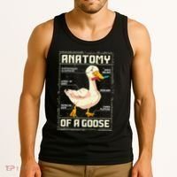 Anatomy Of A Goose Funny Goose Tank Top thumb 3