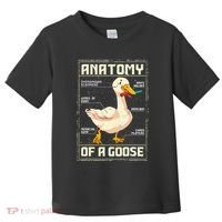 Anatomy Of A Goose Funny Goose Toddler T-Shirt thumb 0