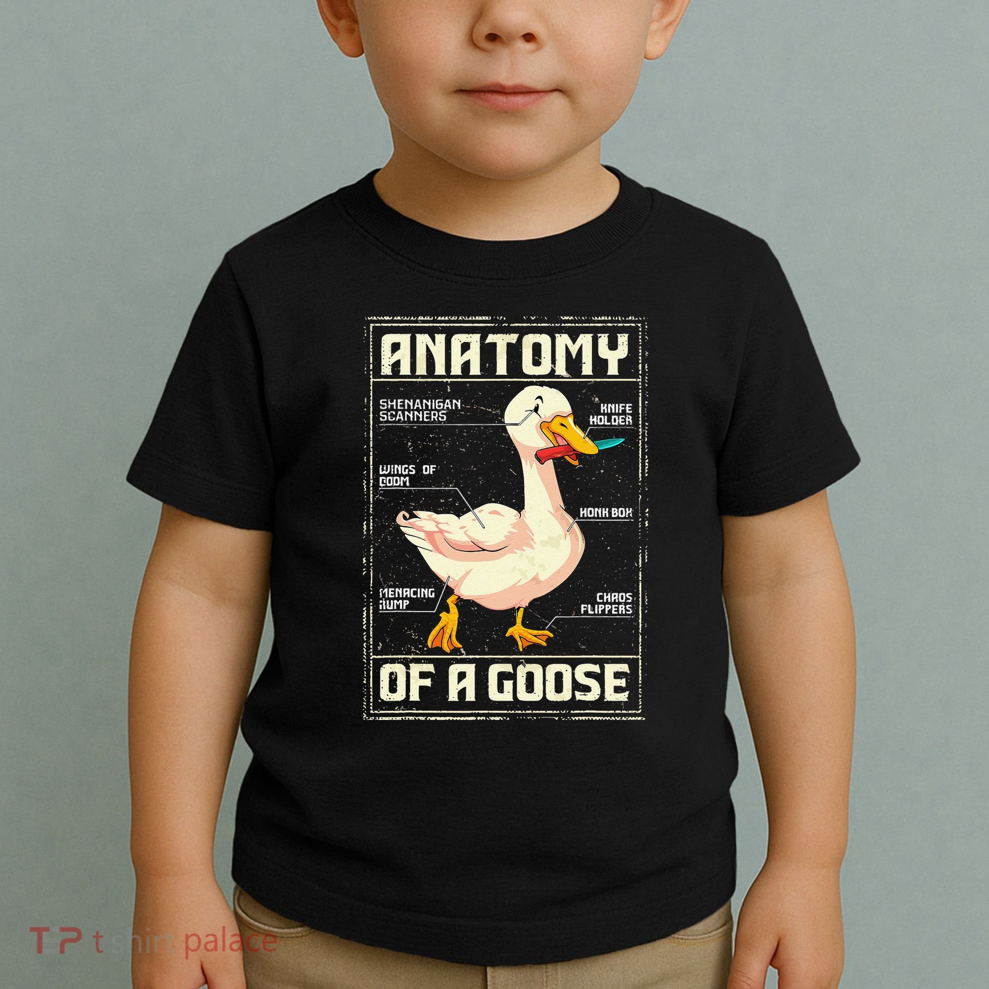 Anatomy Of A Goose Funny Goose Toddler T-Shirt