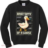 Anatomy Of A Goose Funny Goose Kids Sweatshirt thumb 0