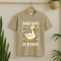 Anatomy Of A Goose Funny Goose T-Shirt thumb 2