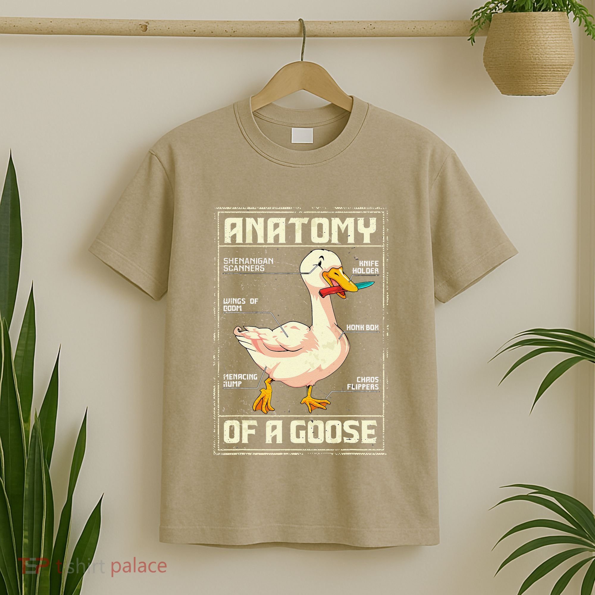 Anatomy Of A Goose Funny Goose T-Shirt