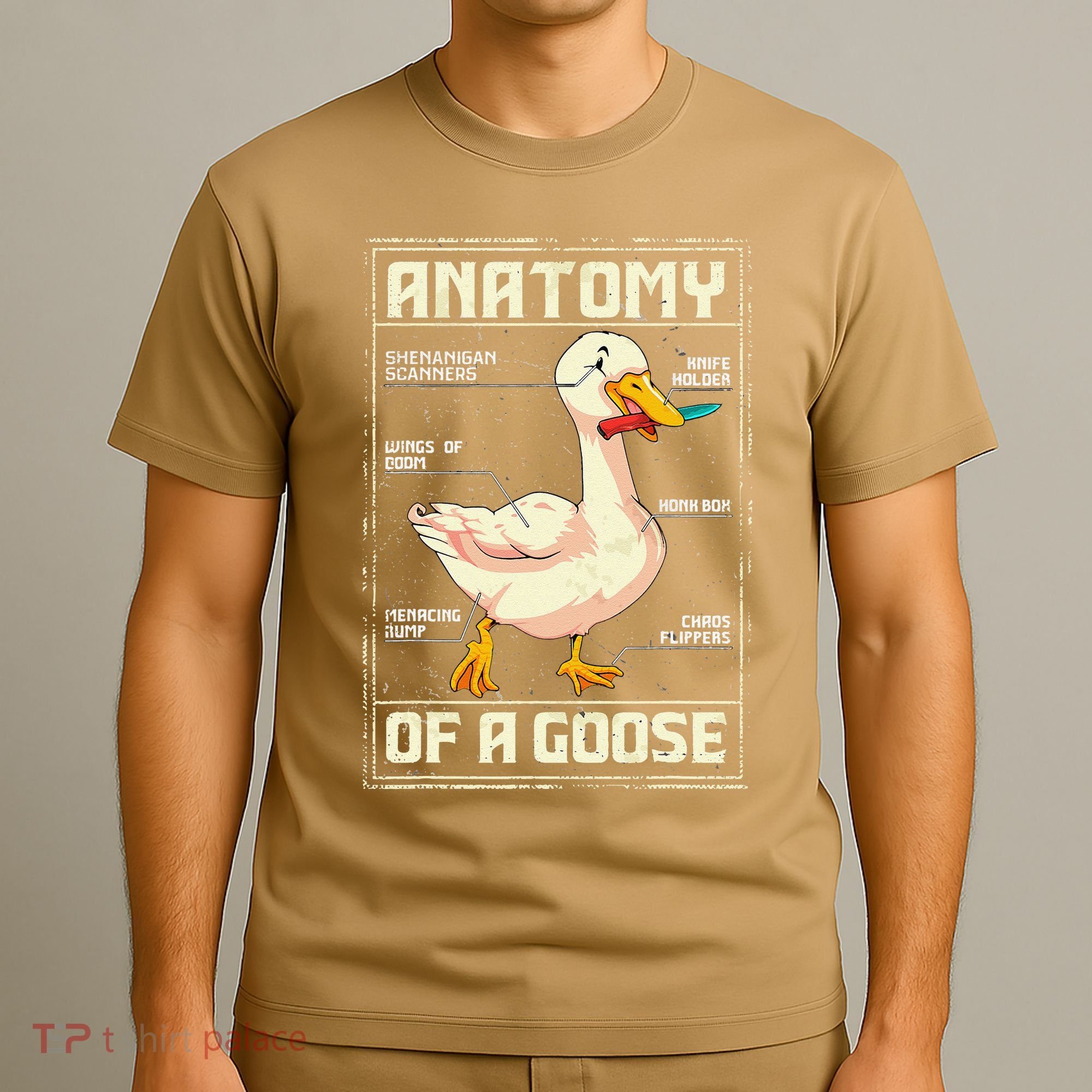 Anatomy Of A Goose Funny Goose T-Shirt