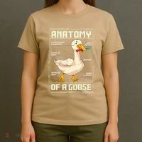 Anatomy Of A Goose Funny Goose T-Shirt thumb 4
