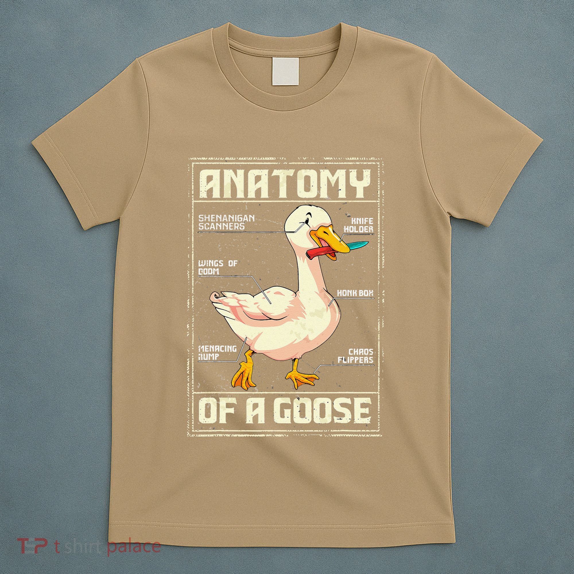 Anatomy Of A Goose Funny Goose T-Shirt