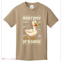 Anatomy Of A Goose Funny Goose Kids T-Shirt thumb 0