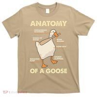 Anatomy Of A Goose Funny Meme Animal Lover Goose Honk Bonk T-Shirt thumb 0