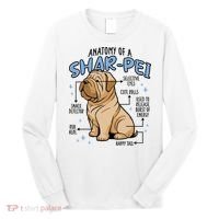 Anatomy Of A Sharpei Dog Long Sleeve Shirt thumb 0
