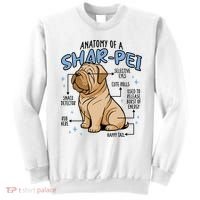 Anatomy Of A Sharpei Dog Sweatshirt thumb 0