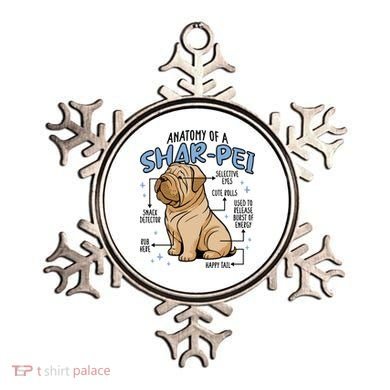 Anatomy Of A Sharpei Dog Ornament