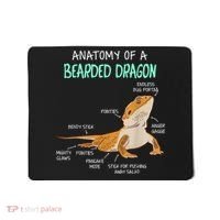 Anatomy Of A Bearded Dragon Bearded Dragon Lizard Pogona Reptile Mousepad thumb 0