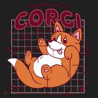 Anatomy Of A Corgi Dog Beanie thumb 2