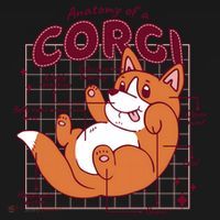 Anatomy Of A Corgi Dog Ornament thumb 1