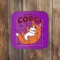 Anatomy Of A Corgi Dog Coaster thumb 0
