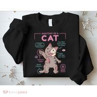 Anatomy Of A Cat Sweatshirt thumb 2