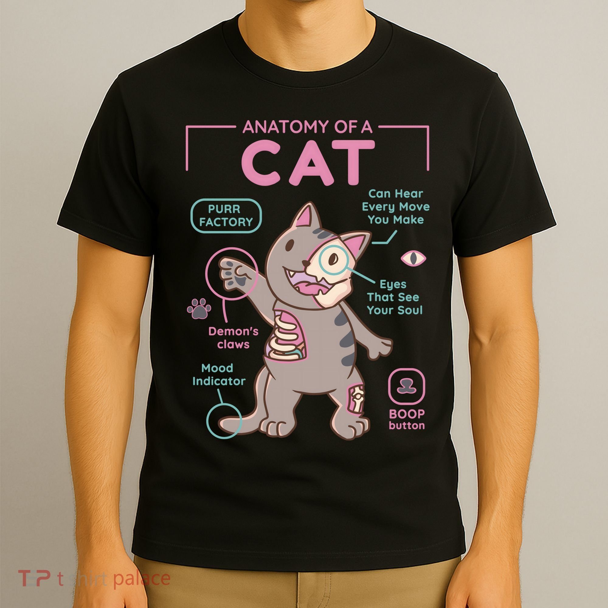 Anatomy Of A Cat T-Shirt