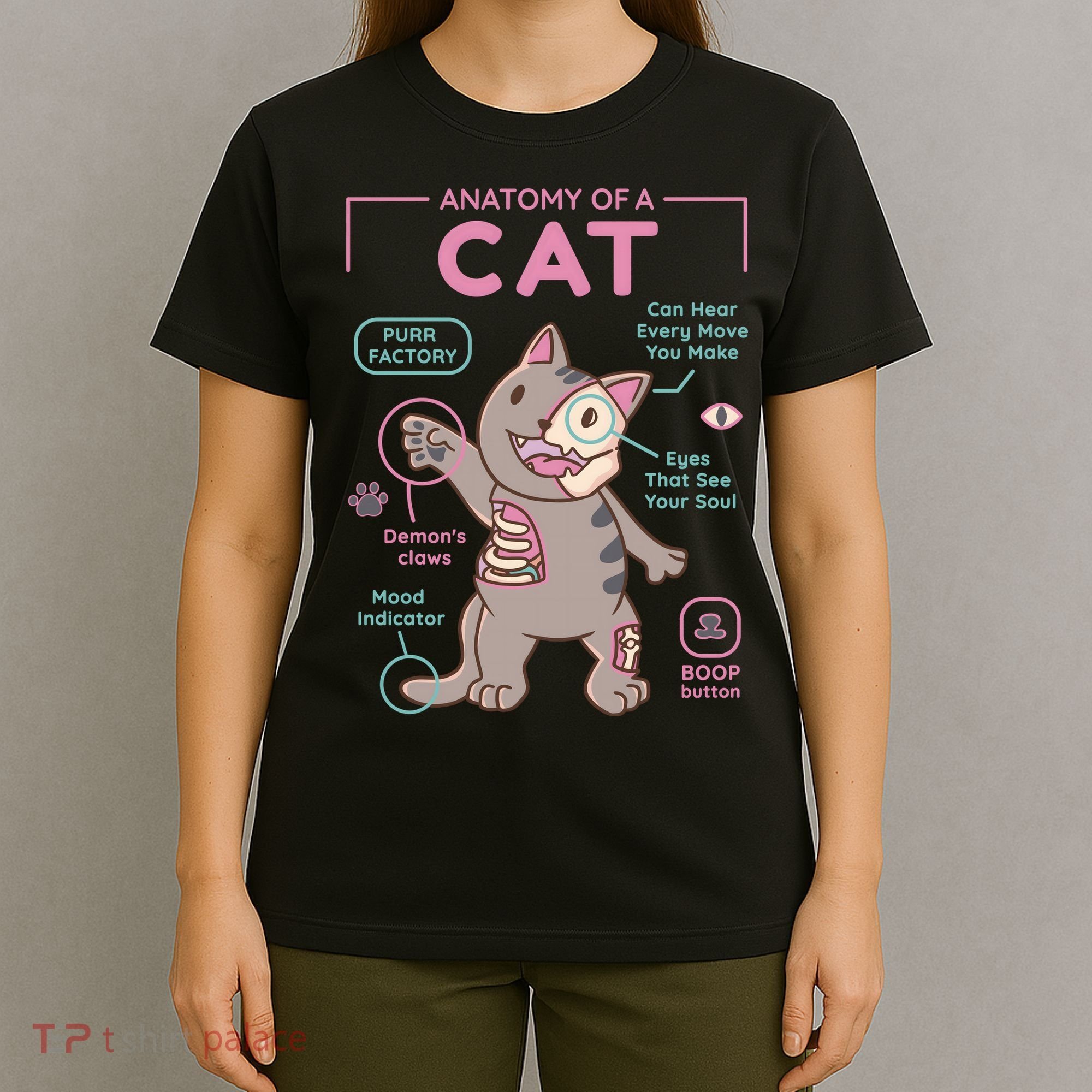 Anatomy Of A Cat T-Shirt