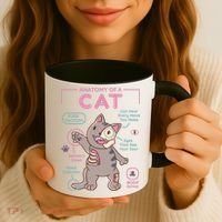 Anatomy Of A Cat Coffee Mug thumb 3