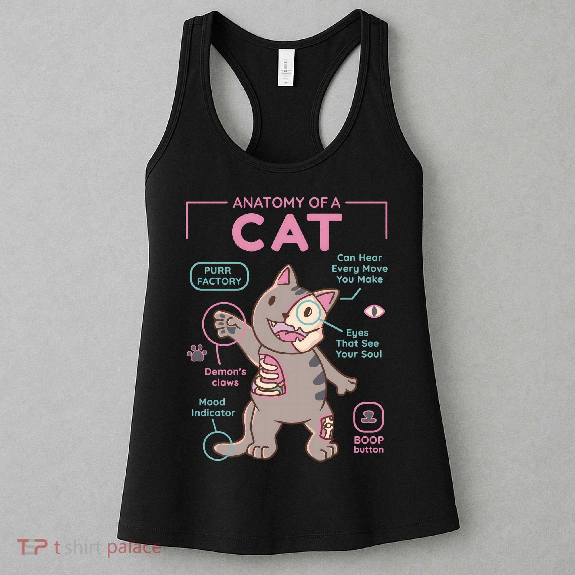 Anatomy Of A Cat Women's Tank Top