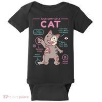 Anatomy Of A Cat Baby Bodysuit thumb 0