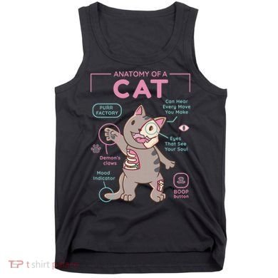 Anatomy Of A Cat Tank Top