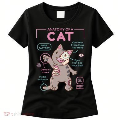 Anatomy Of A Cat Women's T-Shirt