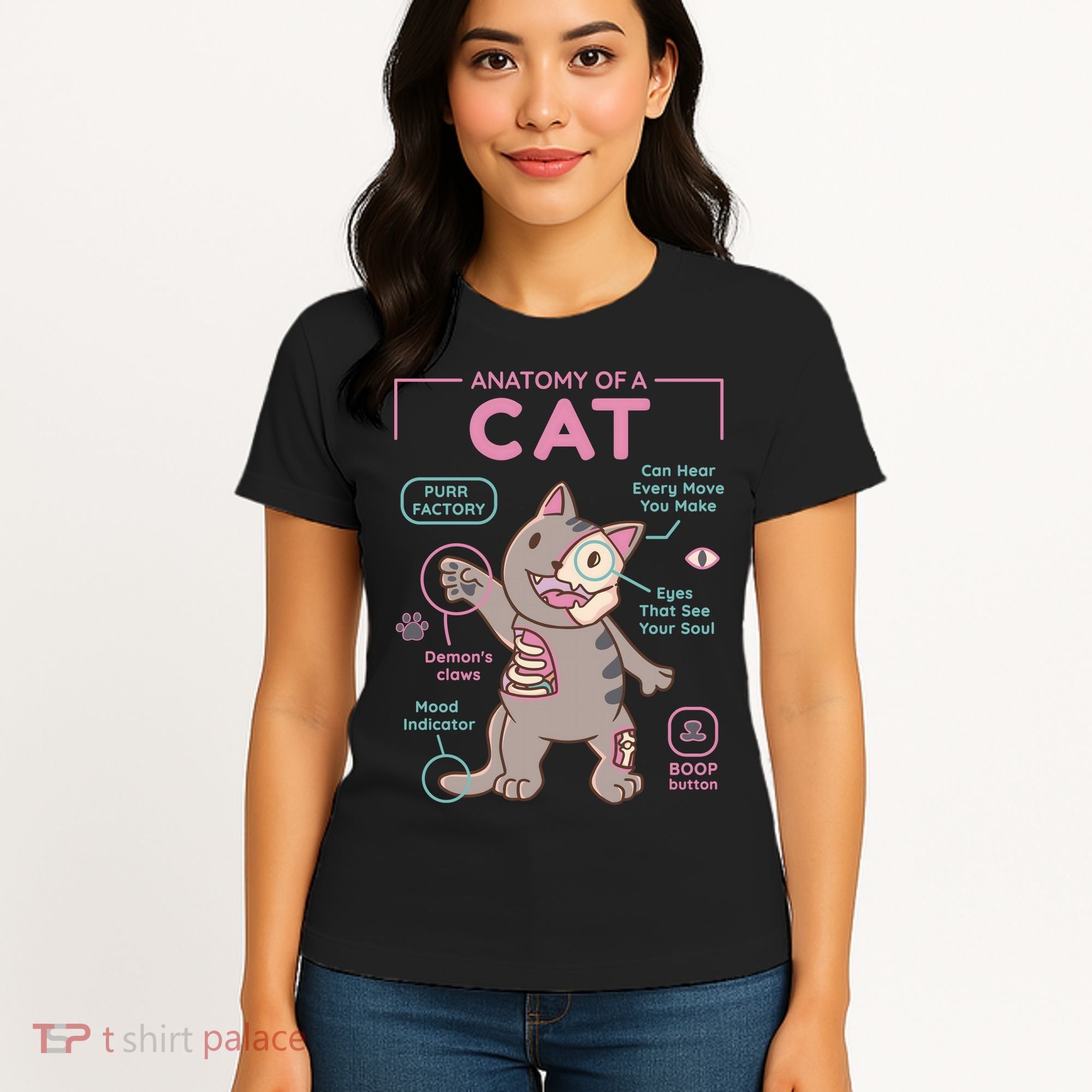 Anatomy Of A Cat Women's T-Shirt