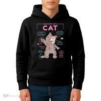 Anatomy Of A Cat Kids Hoodie thumb 4