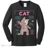 Anatomy Of A Cat Kids Long Sleeve Shirt thumb 0