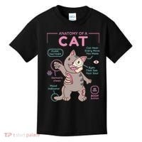 Anatomy Of A Cat Kids T-Shirt thumb 0