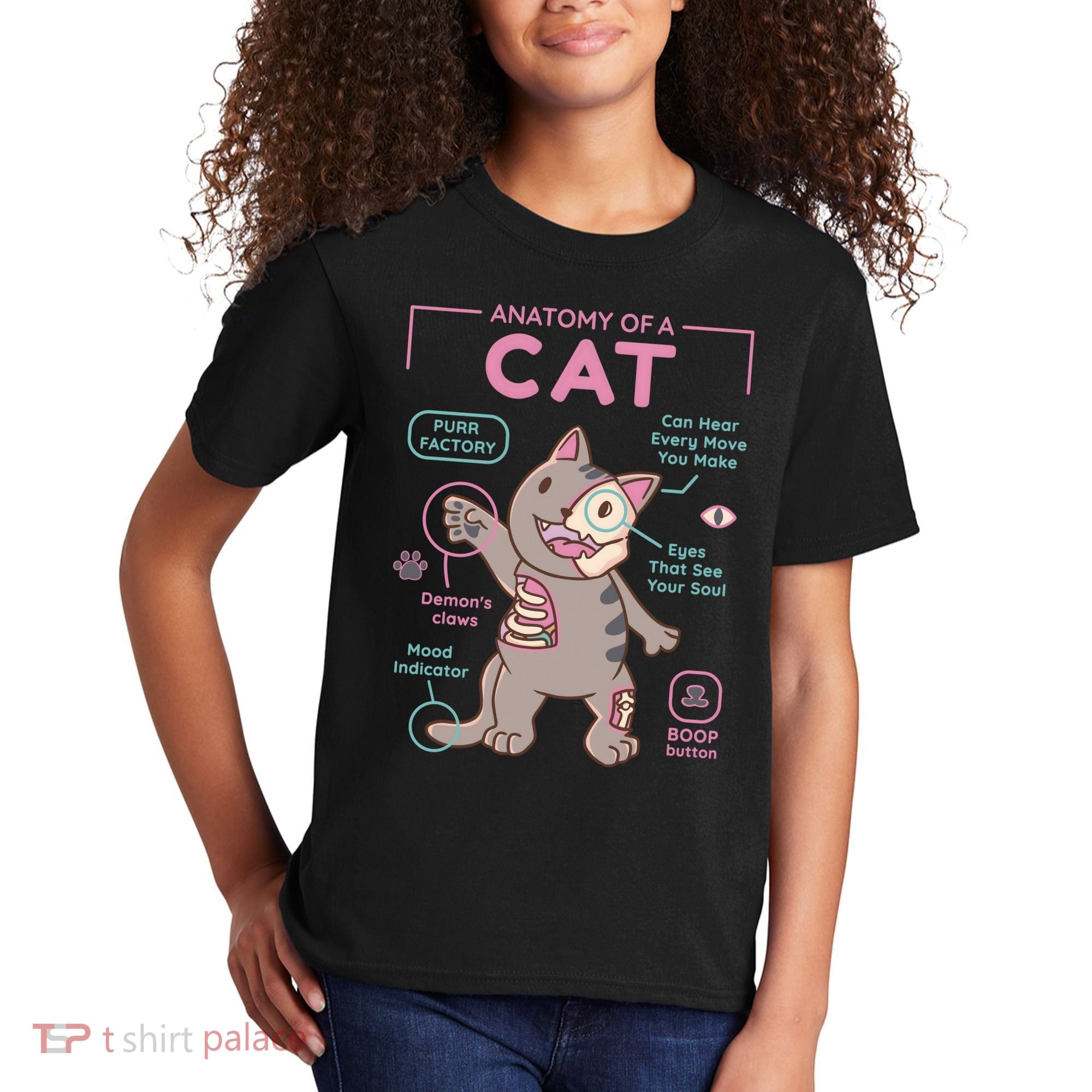 Anatomy Of A Cat Kids T-Shirt