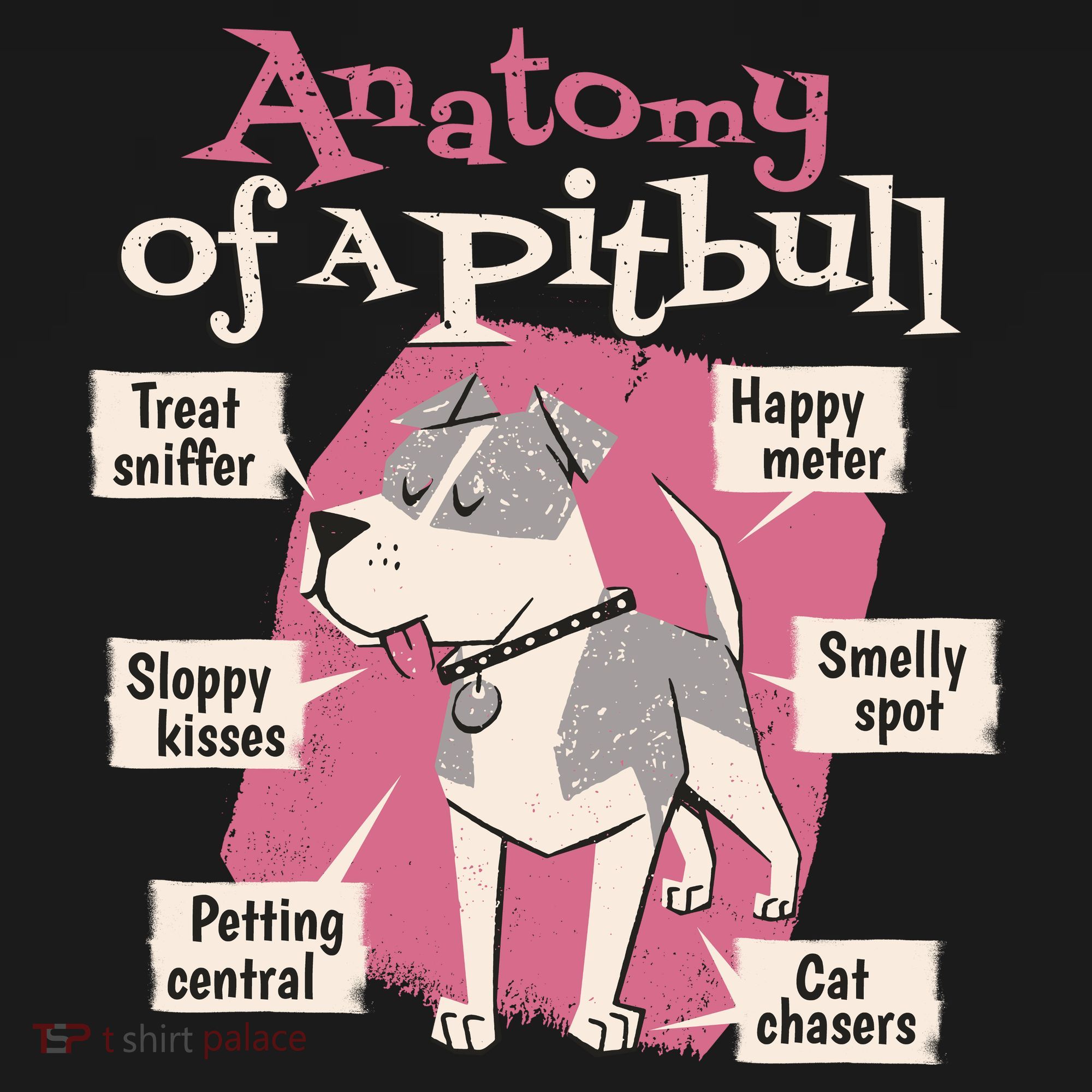Anatomy Of A Pitbull Cute Gift Apron