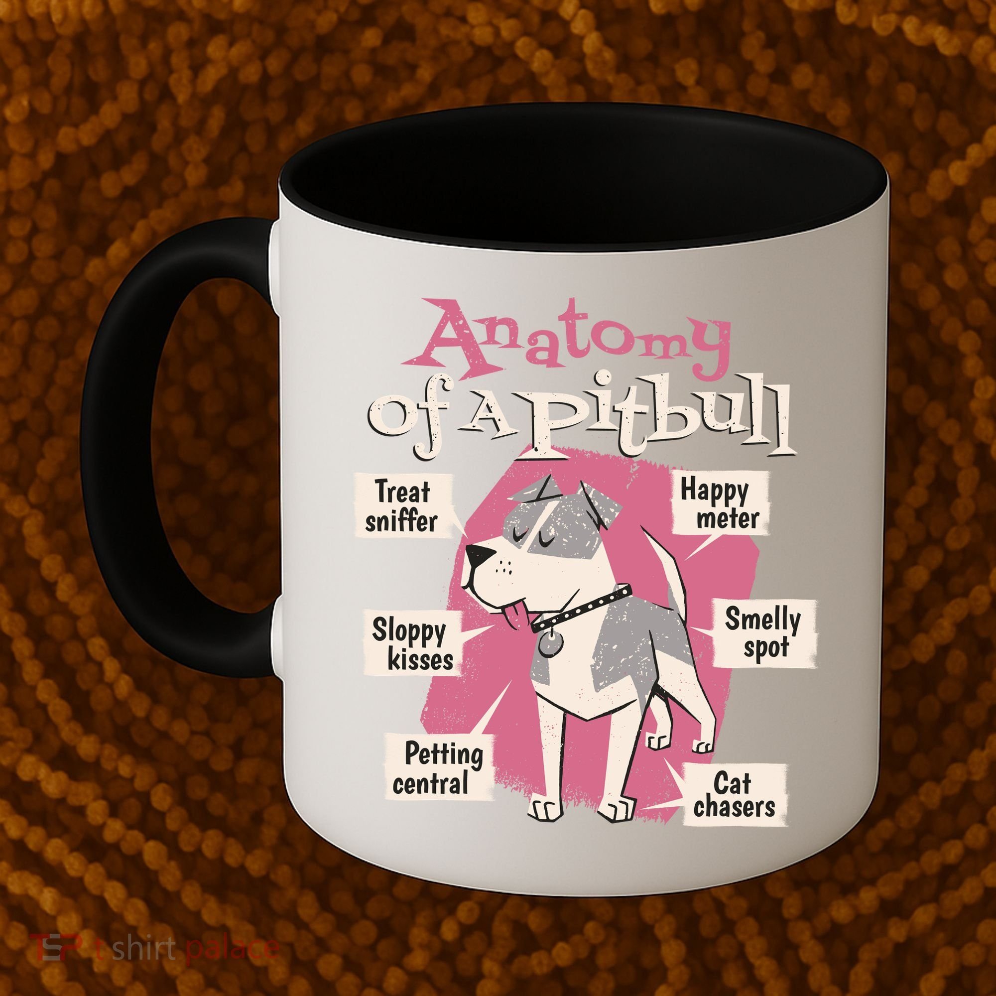Anatomy Of A Pitbull Cute Gift Coffee Mug