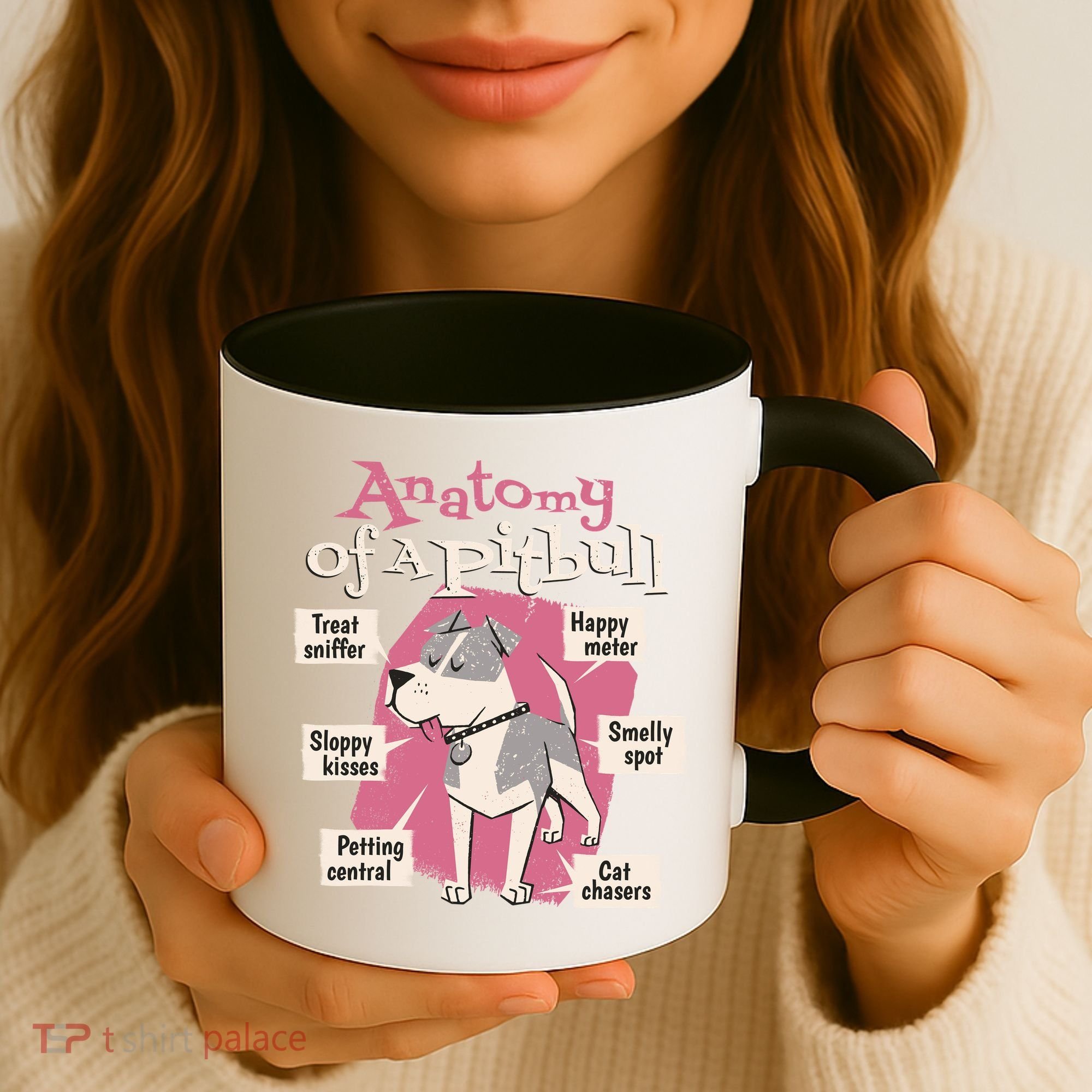 Anatomy Of A Pitbull Cute Gift Coffee Mug