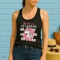 Anatomy Of A Pitbull Cute Gift Women's Tank Top thumb 2