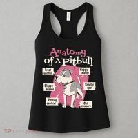 Anatomy Of A Pitbull Cute Gift Women's Tank Top thumb 3