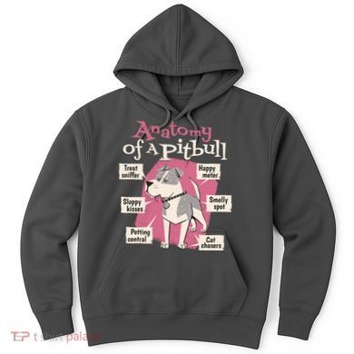 Anatomy Of A Pitbull Cute Gift Hoodie