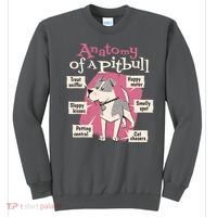 Anatomy Of A Pitbull Cute Gift Sweatshirt thumb 0