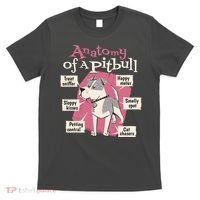 Anatomy Of A Pitbull Cute Gift T-Shirt thumb 0