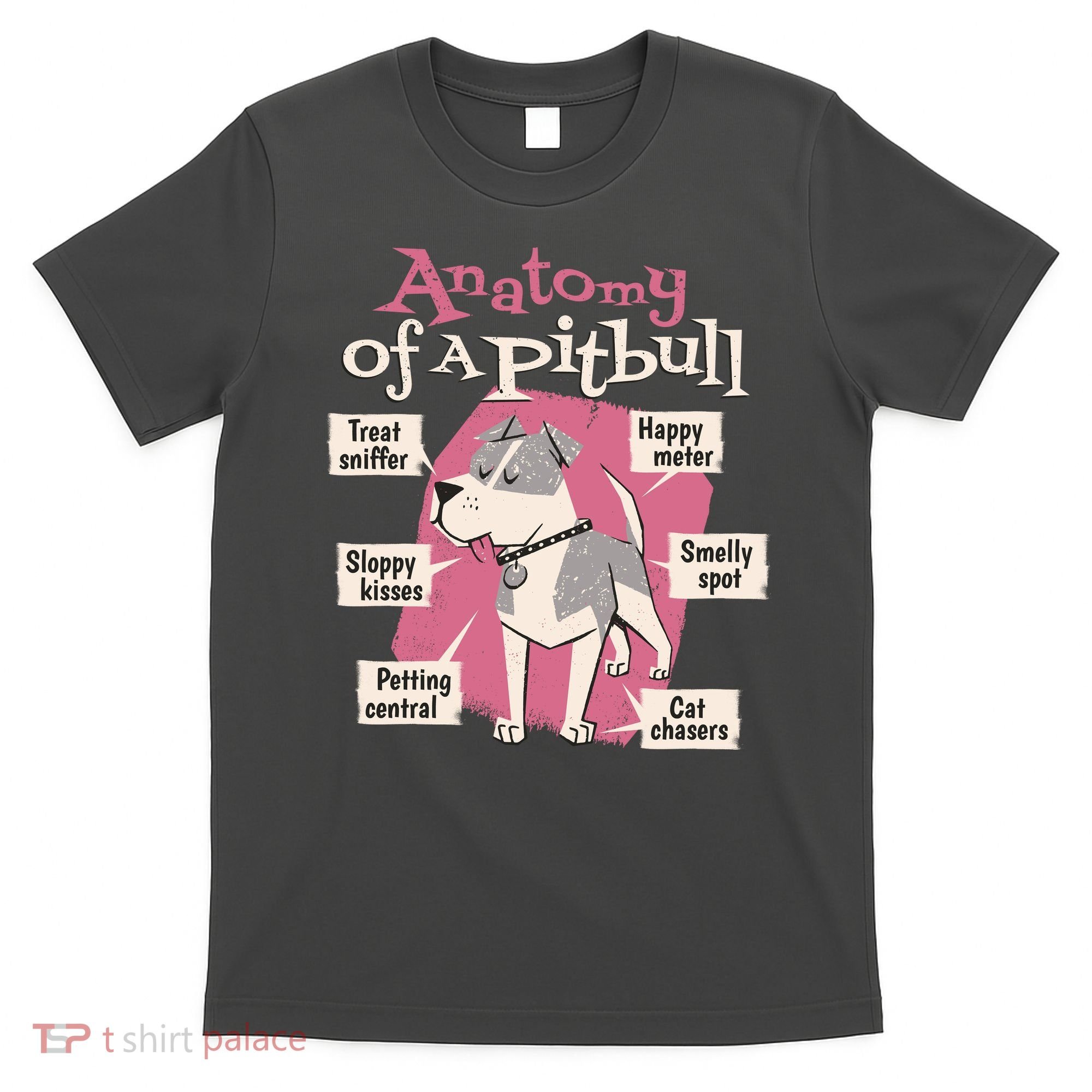 Anatomy Of A Pitbull Cute Gift T-Shirt