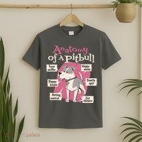 Anatomy Of A Pitbull Cute Gift T-Shirt thumb 2