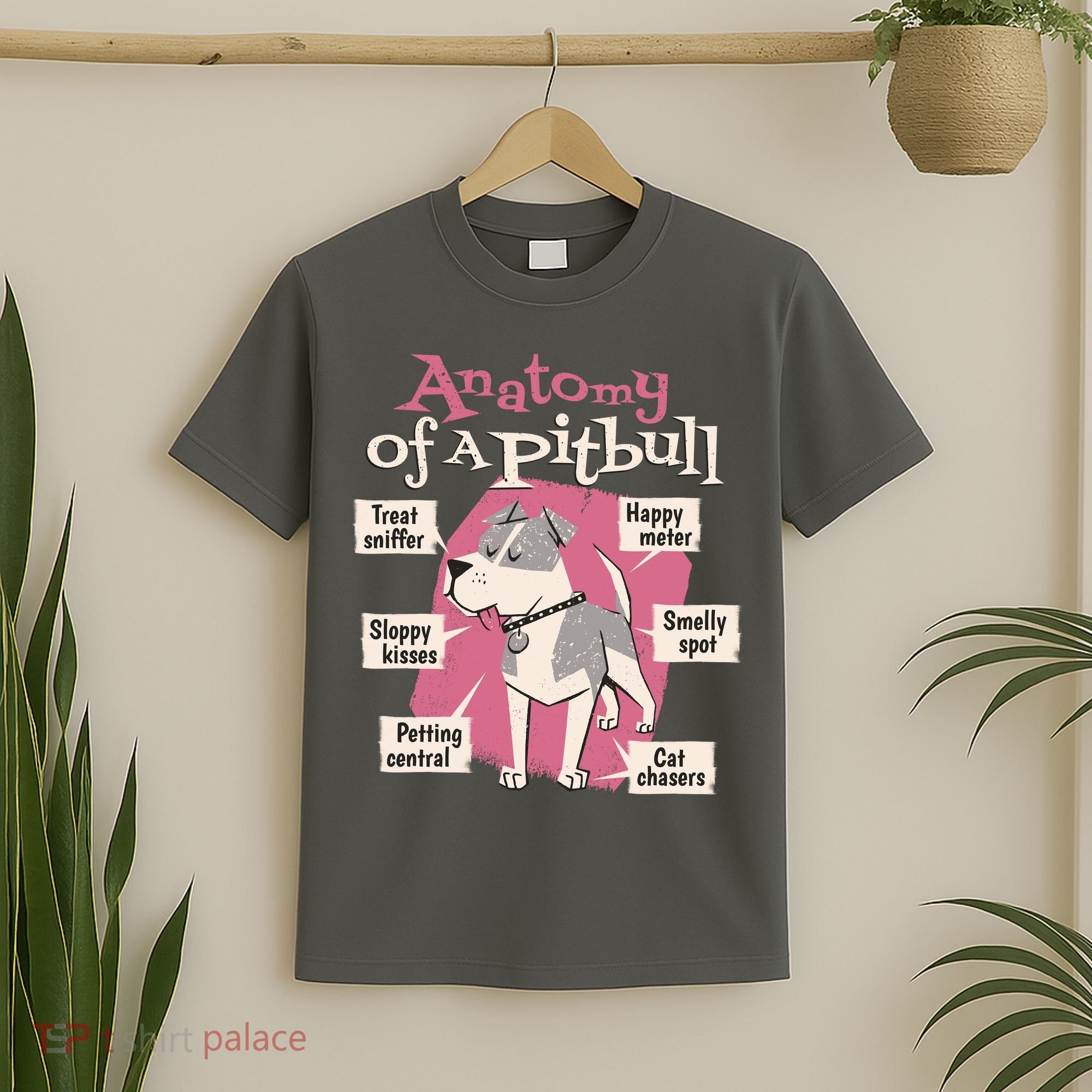Anatomy Of A Pitbull Cute Gift T-Shirt
