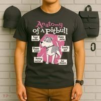 Anatomy Of A Pitbull Cute Gift T-Shirt thumb 6