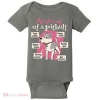 Anatomy Of A Pitbull Cute Gift Baby Bodysuit thumb 0