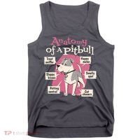 Anatomy Of A Pitbull Cute Gift Tank Top thumb 0